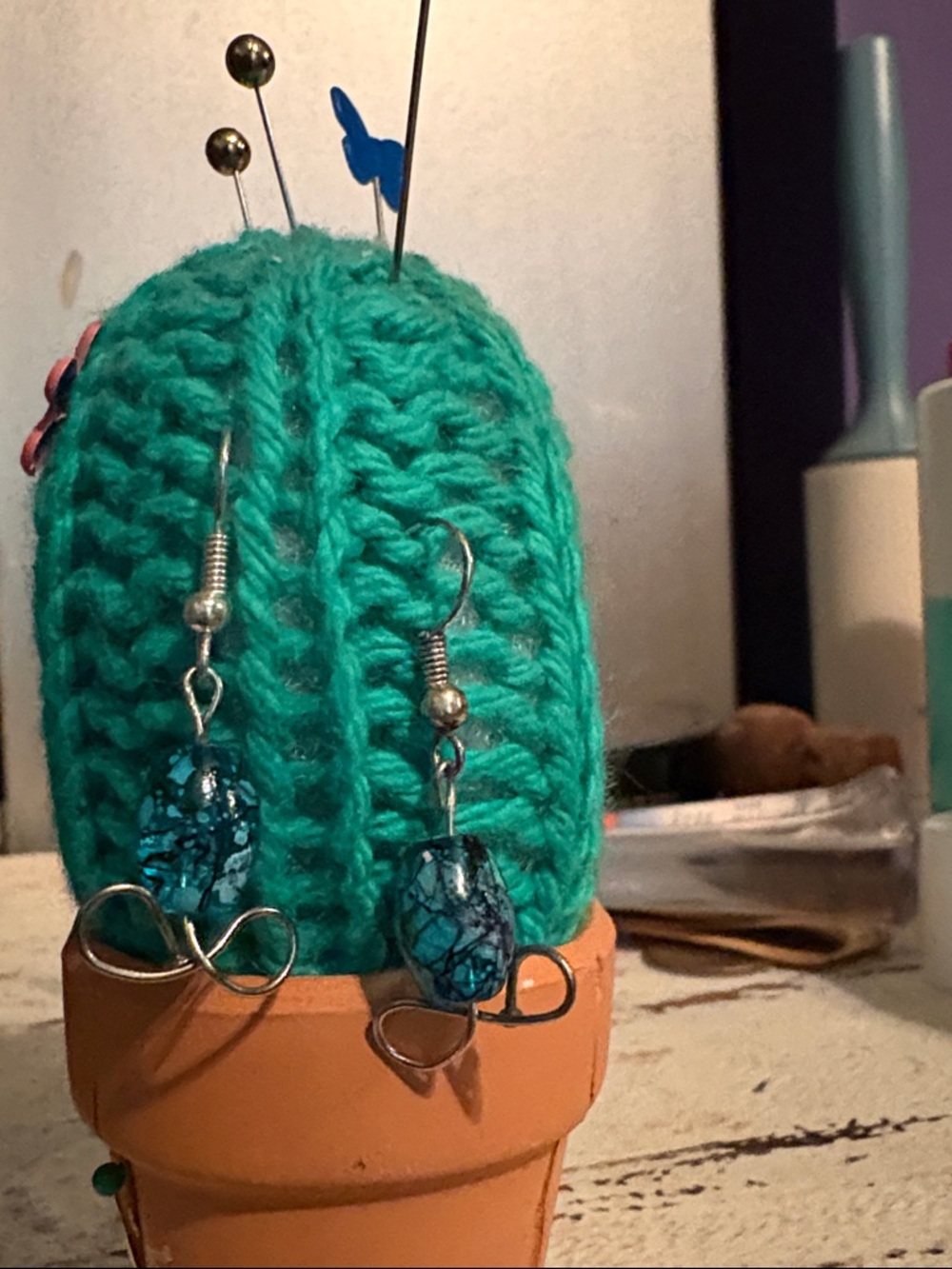 Handcrafted Bead Drop Earrings